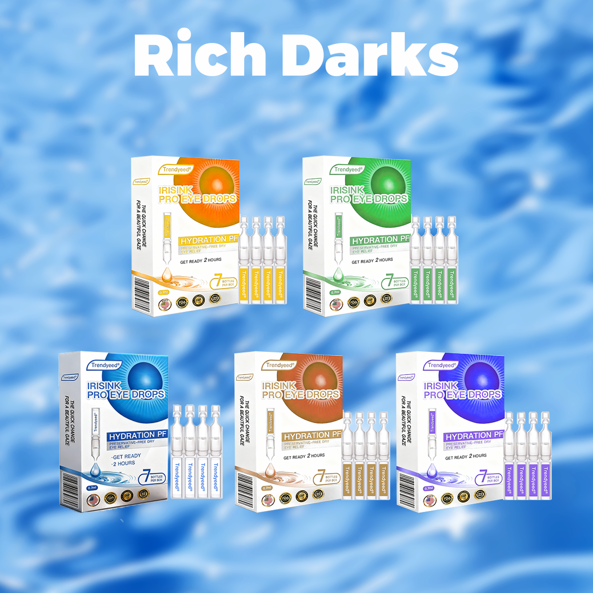 Trendyeed® Pro Formula Eye Drops: Fortgeschrittene Farbtransformation & Augenpflege